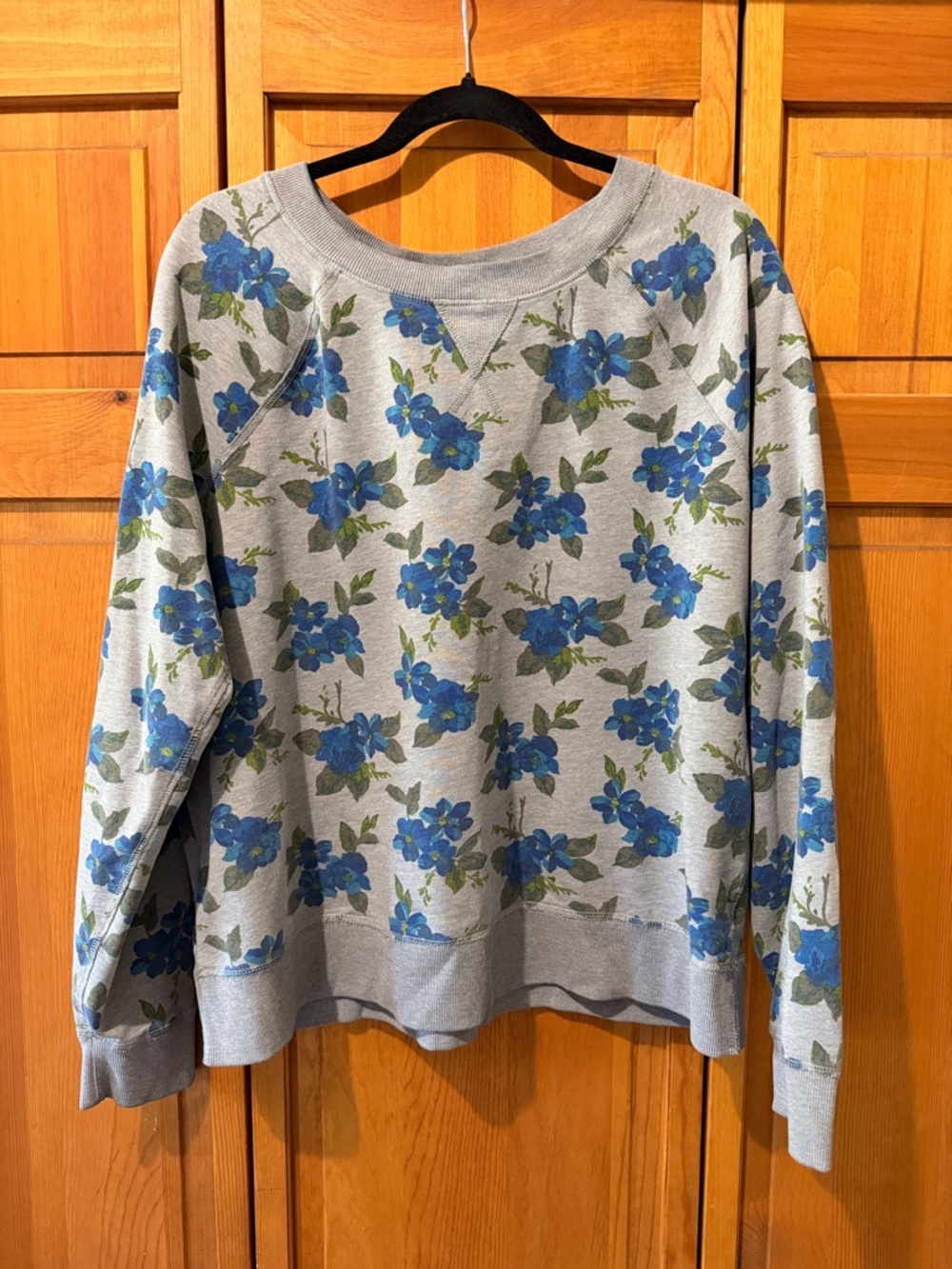 Boden Floral Pull Over Sweatshirt - Picture 1 of 4